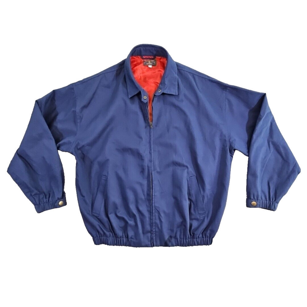 Vintage Charter Club by Jane Justin Jacket‎ Men's Size Large Blue Old Money Luxe